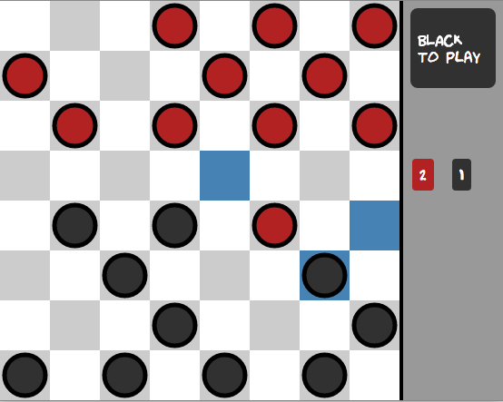 HTML5 Checkers Game